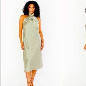 Jasmine Midi Dress - show me your mumu bridesmaid dress SMALL